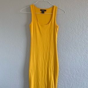 Yellow body con Women’s dress